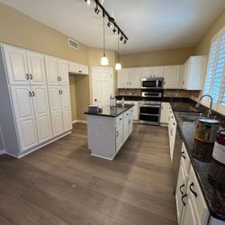 Young Bucks Painting - Full Kitchen Cabinet Paint Refinish
