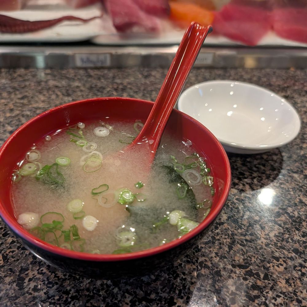 Mahzu Sushi & Grill - Miso soup - Sushi Bars Near Me - Gainesville, Florida Mahzu Sushi & Grill - Miso soup - Sushi Bars Near Me - Gainesville, Florida