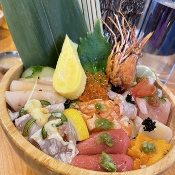 Oh Baby Sushi - Chirashi deluxe bowl - Vegetarian Near Me - Sunnyvale, California Oh Baby Sushi - Chirashi deluxe bowl - Vegetarian Near Me - Sunnyvale, California