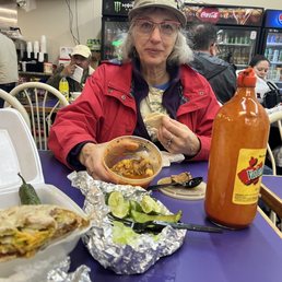 Beef and bean soup and half a burrito! Beef and bean soup and half a burrito!