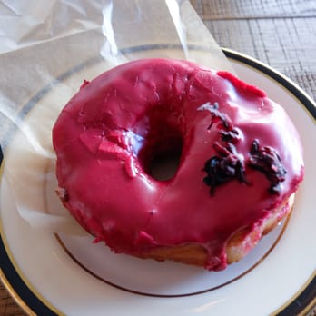Kinship Coffee - Hibiscus donut - Coffee & Tea Near Me - Astoria, New York Kinship Coffee - Hibiscus donut - Coffee & Tea Near Me - Astoria, New York