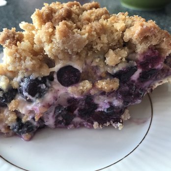 The Blue Hen Cafe - Sour cream blueberry pie - Southern Near Me - Saint Augustine, Florida