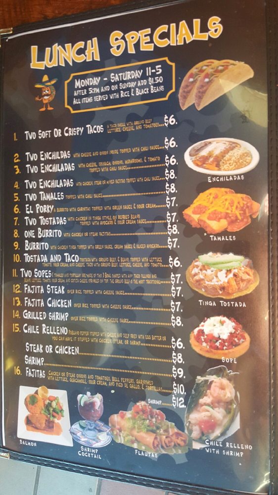 Food from Taco Factory Sports Bar & Grill