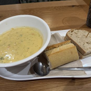 Panera Bread - Pick two: Broccoli Cheddar Soup + tuna sandwich (removed lettuce or tomato) - Sandwiches Near Me - Atlanta, Georgia Panera Bread - Pick two: Broccoli Cheddar Soup + tuna sandwich (removed lettuce or tomato) - Sandwiches Near Me - Atlanta, Georgia