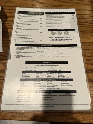 Menu photo 2 The Classic Q Newport Beach, CA Menu photo 2 The Classic Q Newport Beach, CA