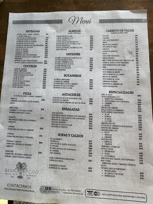 Menu photo 3 Bismarkcito La Paz, BCS