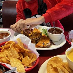 Don Rey Mexican Restaurant - birria tocos, Guacamole 4oz, chips, cheese.