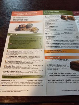 Menu photo 2 Jason's Deli Cincinnati, OH