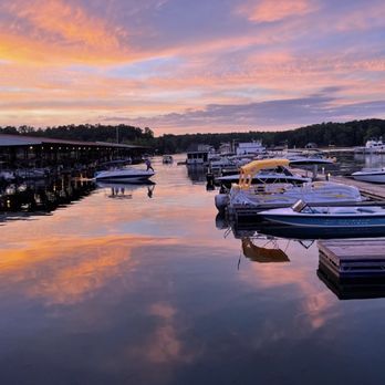 Aqua Yacht Harbor Grille - boats docked at sunset - Seafood Near Me - Iuka, Mississippi Aqua Yacht Harbor Grille - boats docked at sunset - Seafood Near Me - Iuka, Mississippi