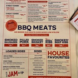 Pitt Bros - Menu