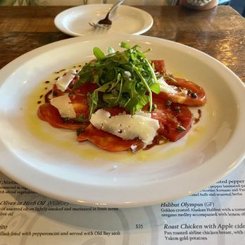 West 122 - Gorgeous heirloom tomato carpaccio. Amazing! - Bars Near Me - Tacoma, Washington