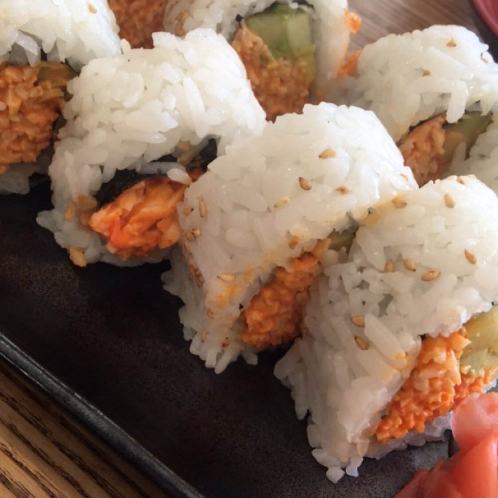 Ladybug Café - Spicy Cali roll! - Japanese Near Me - Gardena, California Ladybug Café - Spicy Cali roll! - Japanese Near Me - Gardena, California