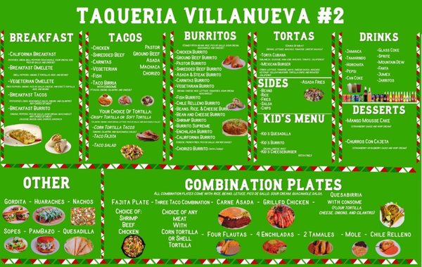 Menu photo 3 Los Tres Mosketeros Portland, OR