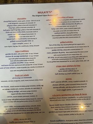 Menu photo 6 Mulate's New Orleans, LA