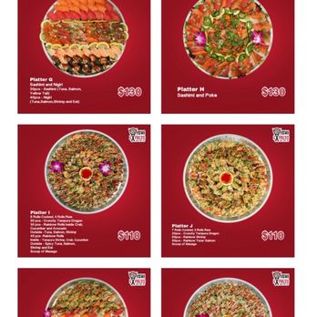 Oishi Express - Platter menu on website - Sushi Bars Near Me - Elk Grove, California Oishi Express - Platter menu on website - Sushi Bars Near Me - Elk Grove, California