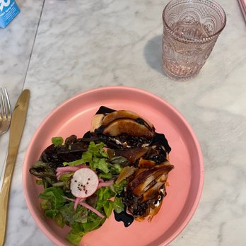 Caroline's - Goat cheese and pear toast - Breakfast & Brunch Near Me - Christiansted, Virgin Islands Caroline's - Goat cheese and pear toast - Breakfast & Brunch Near Me - Christiansted, Virgin Islands