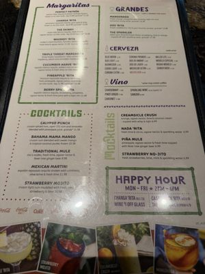 Menu photo 2 Jimmy Changas Richmond, TX