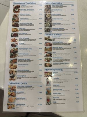 Menu photo 2 Via Mare Makati, NCR