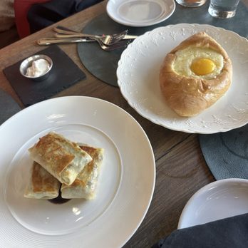 Babushka's - Hyde Park - Adjaruli Khachapuri and Beef Bliny - Russian Near Me - Tampa Bay, Florida