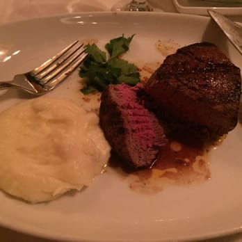Carlo & Johnny - The perfect petite filet with mashed potatoes. - Steakhouses Near Me - Cincinnati, Ohio
