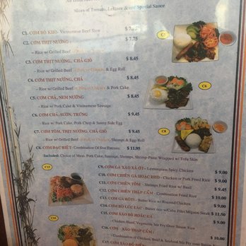 Pho 2012 Bistro - menu as of 10-21-2018 - Vietnamese Near Me - Anaheim, California