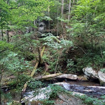 Anna Ruby Falls - River outlook - Hiking Near Me - White, Georgia