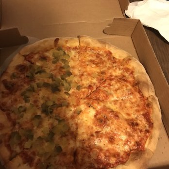 Espresso Pizza & Eatery II - Half pickle/cheese pizza - Pizza Near Me - Leominster, Massachusetts Espresso Pizza & Eatery II - Half pickle/cheese pizza - Pizza Near Me - Leominster, Massachusetts