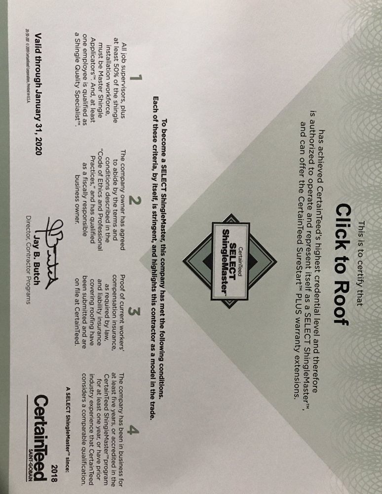 Slide of Click To Roof