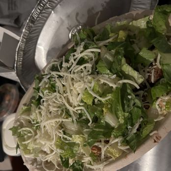 Chipotle Mexican Grill - Rice bowl with carne asada steak, corn salsa, cheese, lettuce and sour cream. - Fast Food Near Me - White Hall, West Virginia