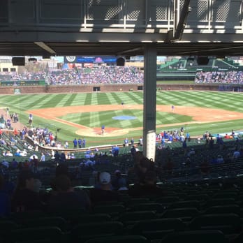 Wrigley Field - View from Infield Terrace - Stadiums & Arenas Near Me - Chicago, Illinois