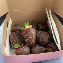 KupKatie's KupKakes - Our dark chocolate covered strawberries.