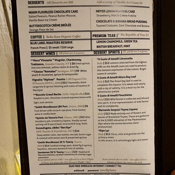 Willi's Wine Bar - Dessert Menu - Wine Bars Near Me - Santa Rosa, California Willi's Wine Bar - Dessert Menu - Wine Bars Near Me - Santa Rosa, California