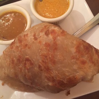 Mingalaba - Paratha and the coconut sauce! Yum! - Burmese Near Me - Burlingame, California Mingalaba - Paratha and the coconut sauce! Yum! - Burmese Near Me - Burlingame, California