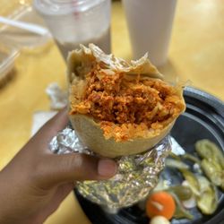 Las Montañas Supermarket - Breakfast burrito with chorizo