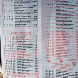 Hong Kong - Menu
