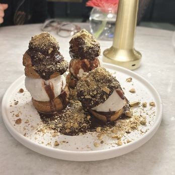Dahlia - profiteroles - Italian Near Me - Vancouver, British Columbia