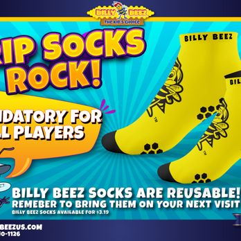 Billy Beez - Grip socks Mandatory for all players. - Kids Activities Near Me - West Nyack, New York Billy Beez - Grip socks Mandatory for all players. - Kids Activities Near Me - West Nyack, New York