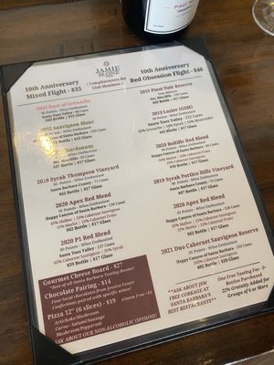 Menu photo 2 Jamie Slone Wines Santa Barbara, CA