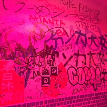 Kenka - Graffiti in restroom - Sushi Bars Near Me - New York, New York