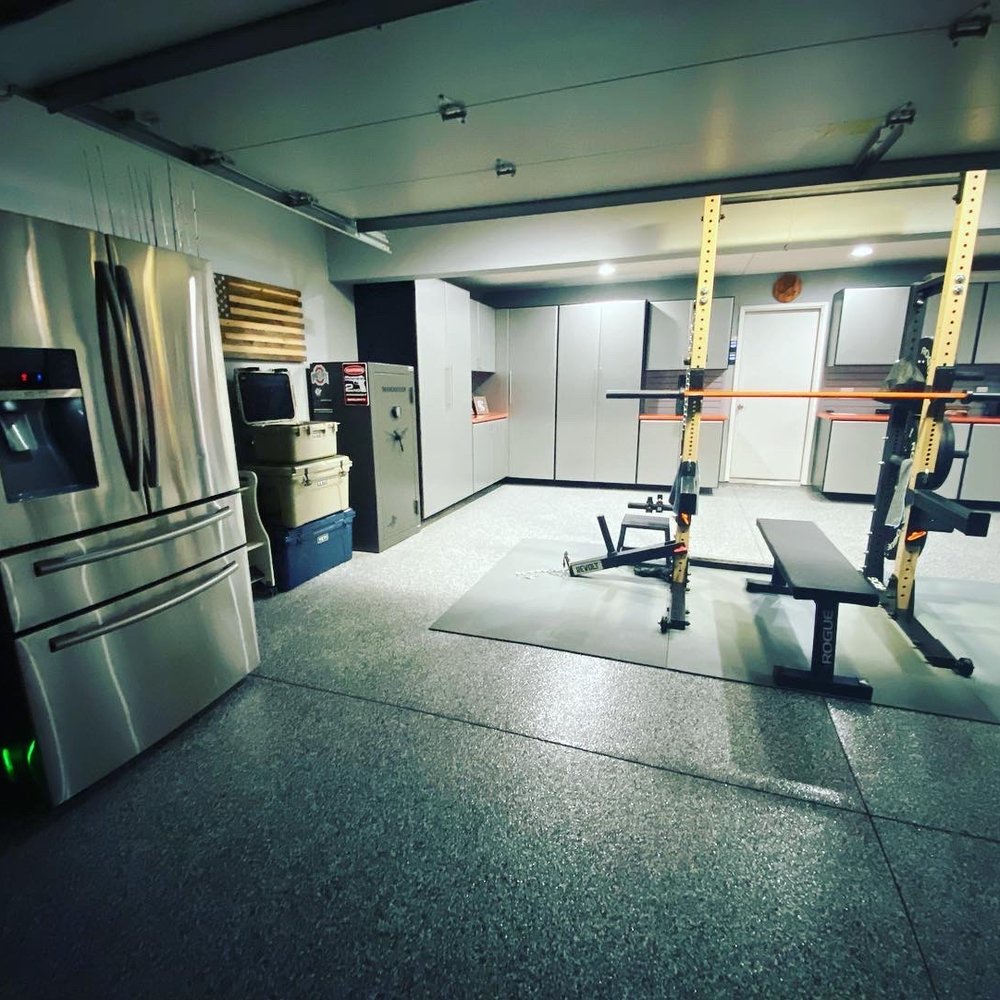 Perkins Custom Coatings - a gym room - Flooring Near Me Perkins Custom Coatings - a gym room - Flooring Near Me