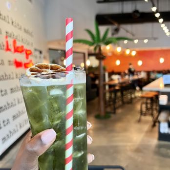 Be More Pacific - Shaken Pandan Iced Tea - Filipino Near Me - Houston, Texas