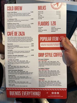 Menu photo 1 Zaza's Cuban Cafe Orlando, FL Menu photo 1 Zaza's Cuban Cafe Orlando, FL