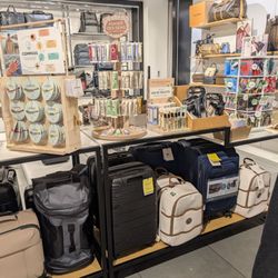 District Market - Luggage section. TUMI has a small section in the store next to the clothes