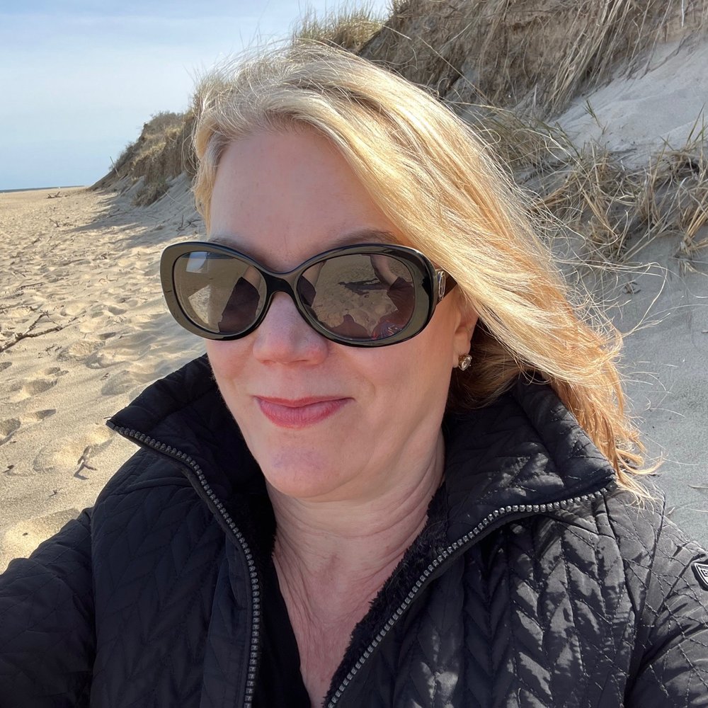 Me, with blonde highlights.