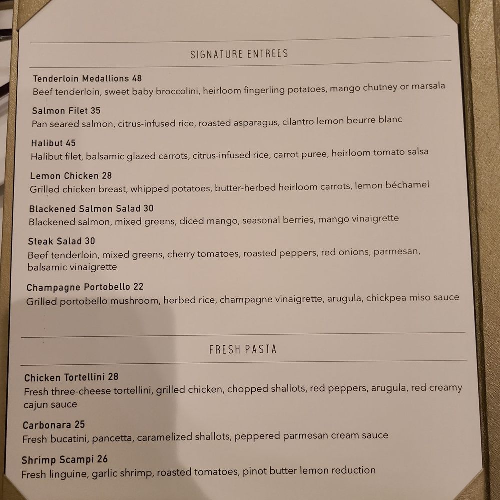 La Jolla Groves - entrée menu - New American Near Me - Provo, Utah