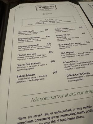 Menu photo 2 Dobson's Bar & Restaurant San Diego, CA Menu photo 2 Dobson's Bar & Restaurant San Diego, CA