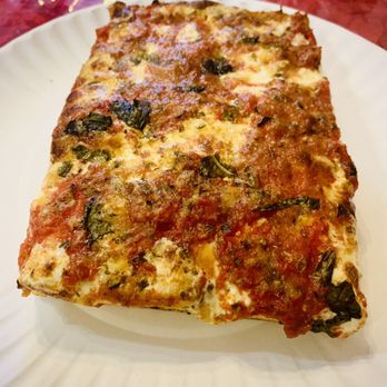 Louie's Pizza - Grandmas slice - Italian Near Me - Elmhurst, New York