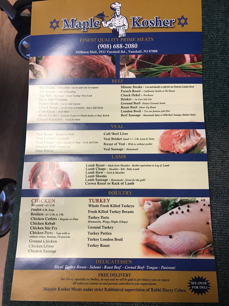 MAPLE KOSHER MEAT MARKET 13 Reviews 2933 Vauxhall Rd, Vauxhall, New