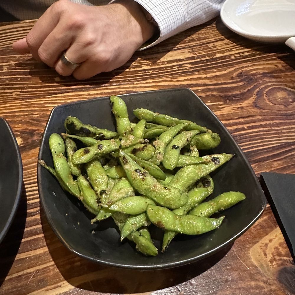 KUU Restaurant - Garlic edamame - Japanese Near Me - Houston, Texas KUU Restaurant - Garlic edamame - Japanese Near Me - Houston, Texas