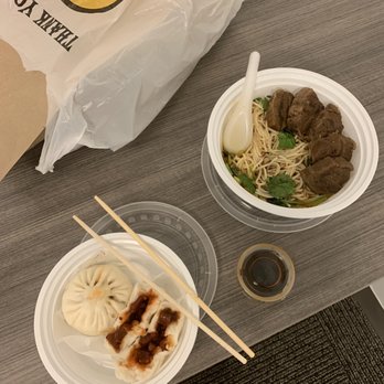 Bund Dumpling House - Bund Special Beef Stew Noodle Soup minus the soup... - Dim Sum Near Me - Astoria, New York Bund Dumpling House - Bund Special Beef Stew Noodle Soup minus the soup... - Dim Sum Near Me - Astoria, New York